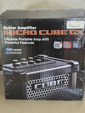 Roland Micro Cube Guitar Amp NIB Black Portable with Built in Tuner